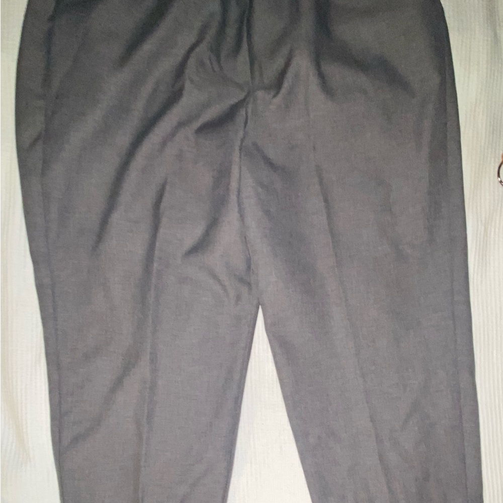 Alfred Dunner Womens Classics Casual Trouser Pants, Grey, 20W